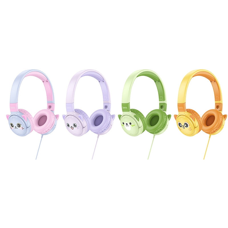 hoco Kids Childrens Wire Controlled Headphone W61