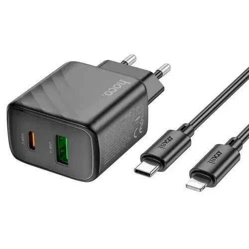 hoco Dual Port Super Fast Charging 30W CS23B Black