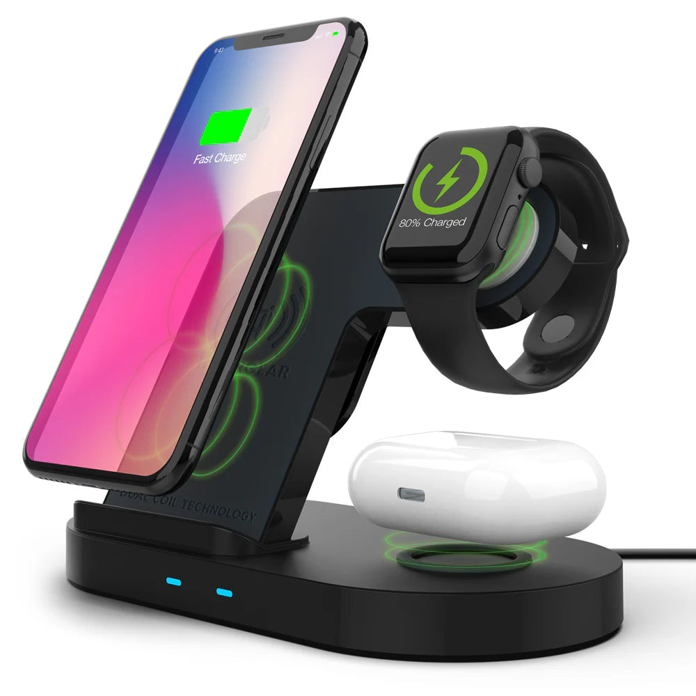 Master 3IN1 Fast Wireless Charging Stand
