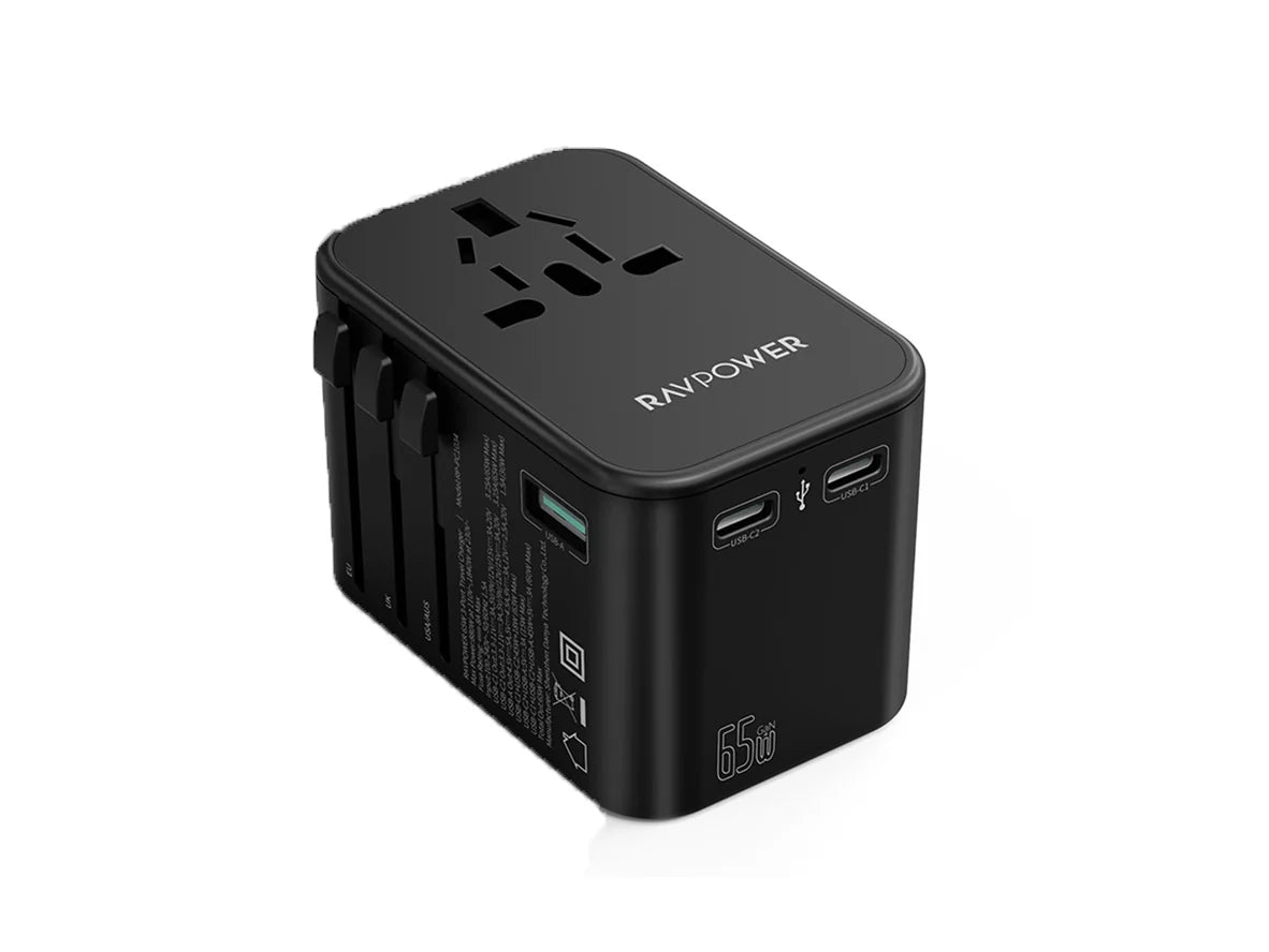 Ravpower 65W 3-Port Travel Charger - RP-PC1034