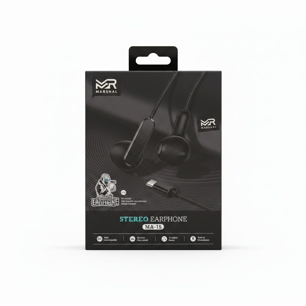 Marshal Stereo Earphone Type-c - MA-15 White