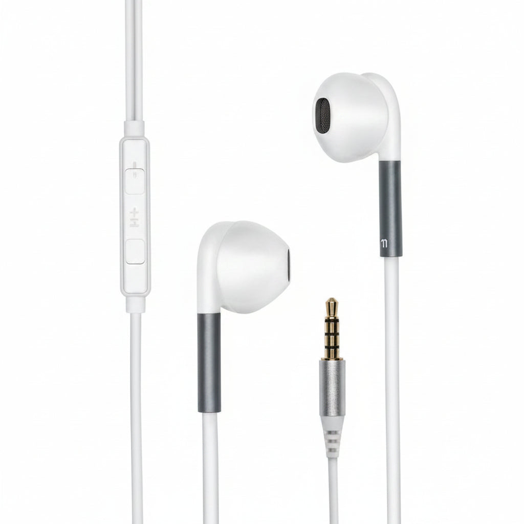 Lenyes Wired Headphone Aux LF105-AUX White