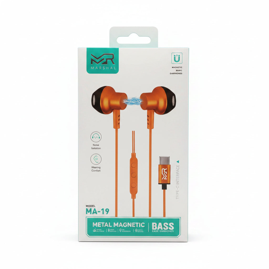 Marshal Metal Magnetic Earphone Type-c MA-19
