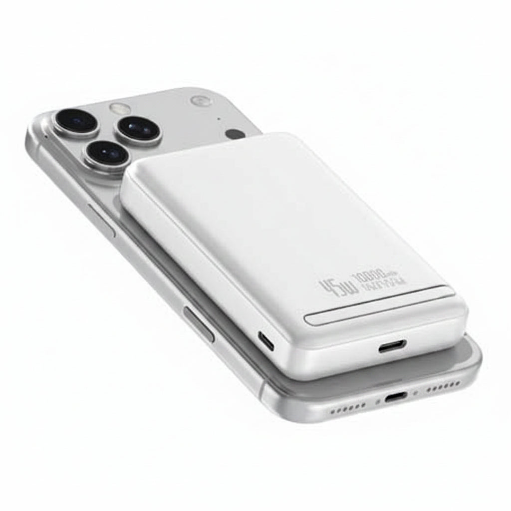 Wiwu Mag Pro Qi2 45W Power Bank 10000mAh WI-P090 Silvery