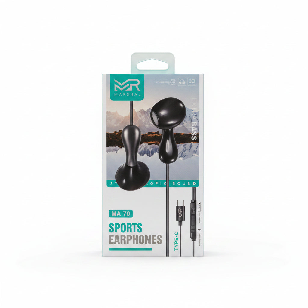 Marshal Sports EarphonesType-c - MA--12