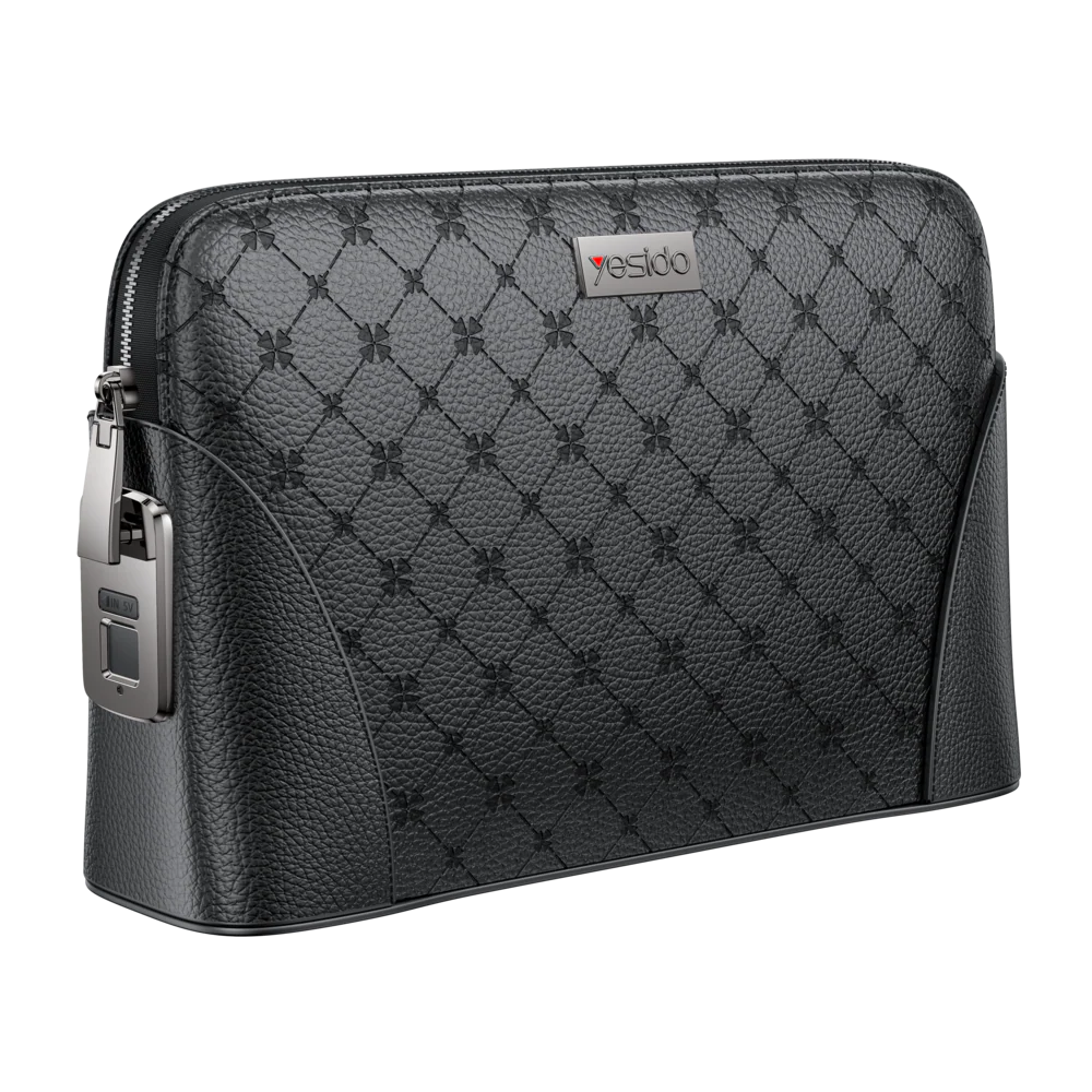 Yesido Clutch Bag Genuine Leather Material Built-In Handle - WB57