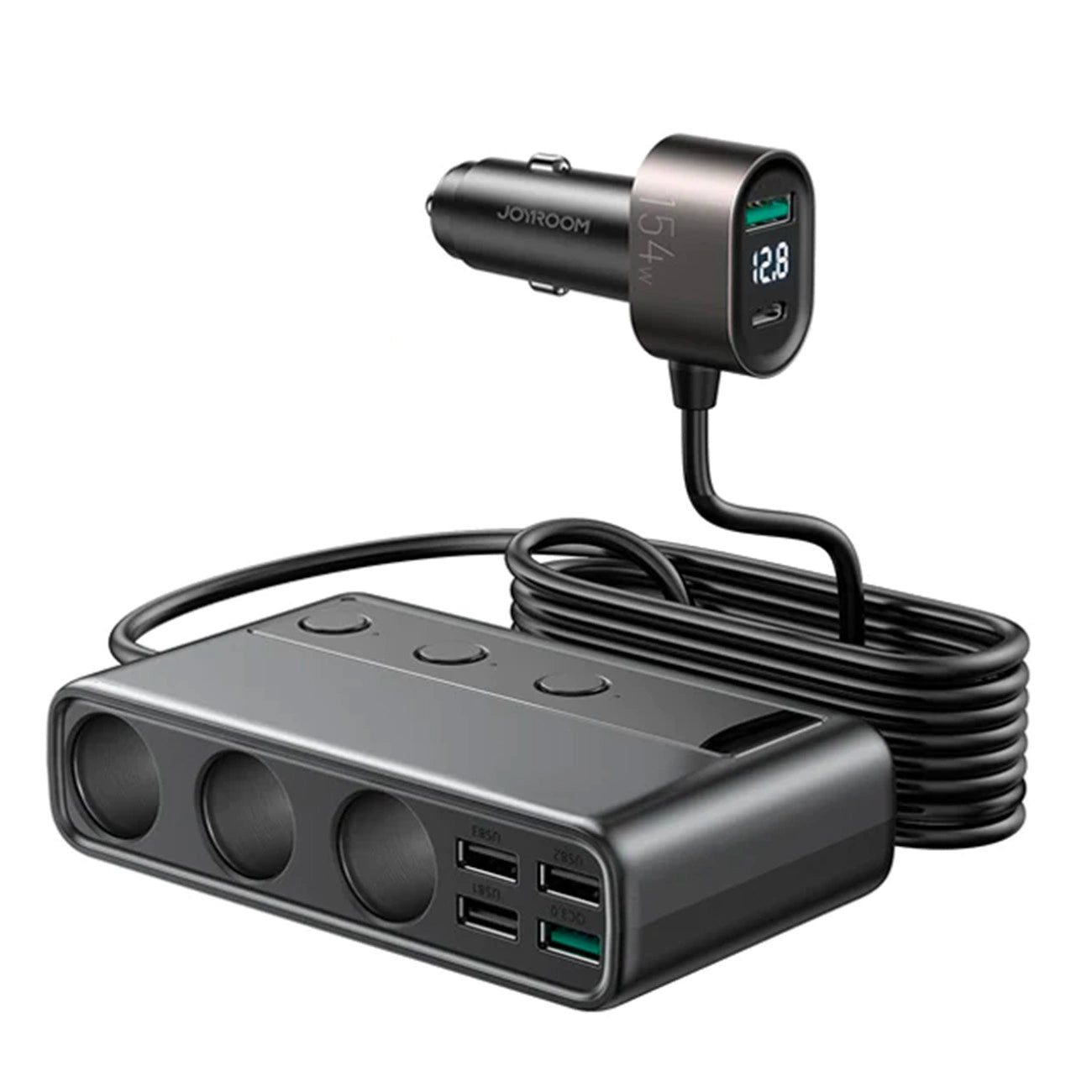 Joyroom 9-in-1 Cigarette Lighter Adapter JR-CL06