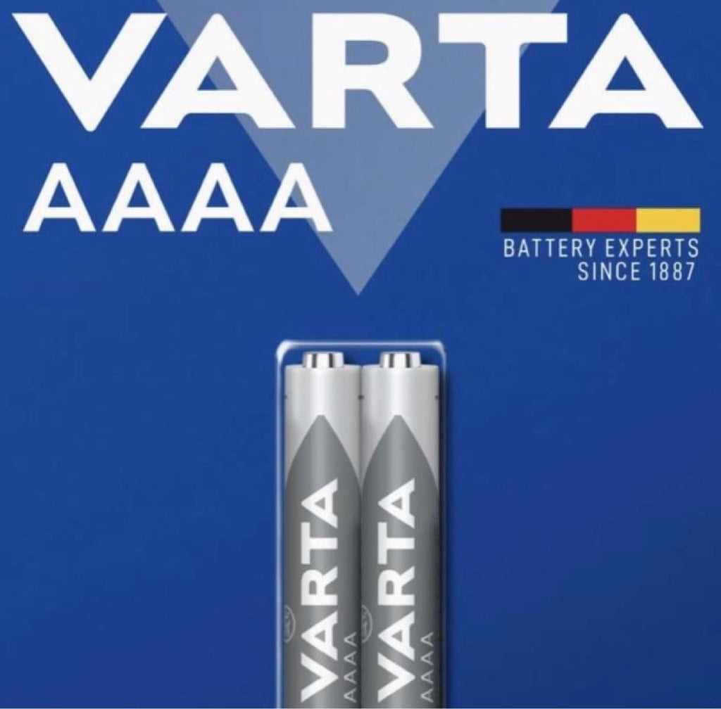 Varta Battery Pencil AAAA 2Pack