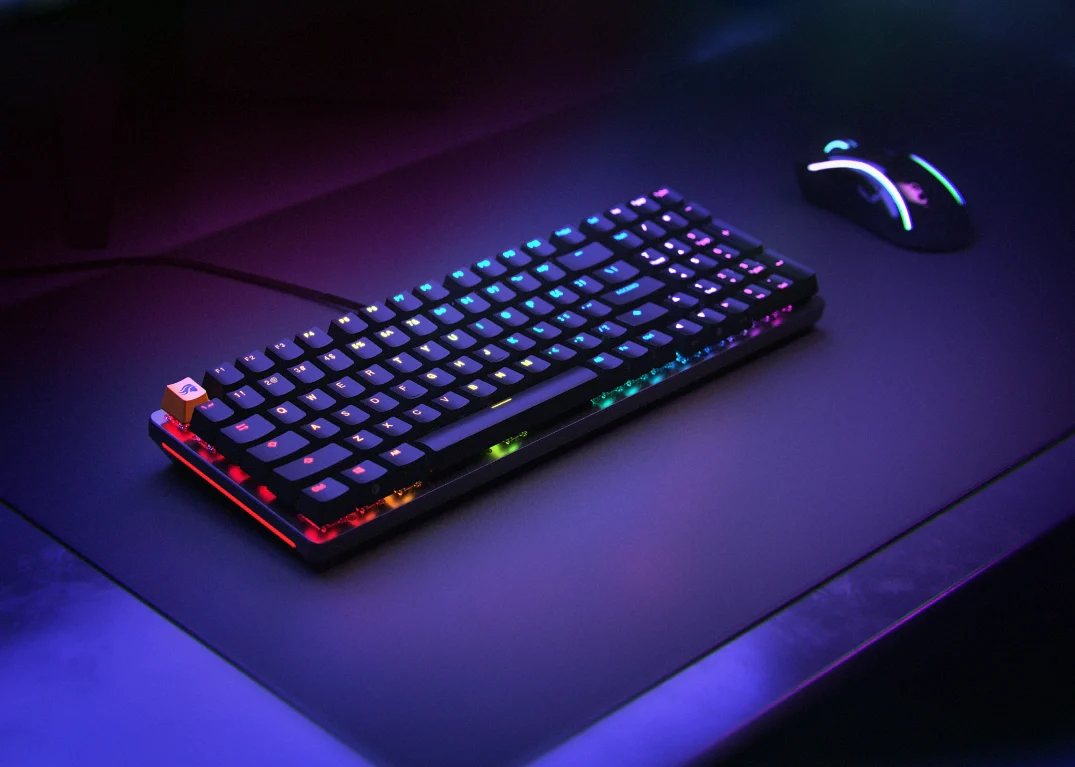 Porodo Mechanicial Gaming Keyboard High-Grade Metal Build PDX219 - Black