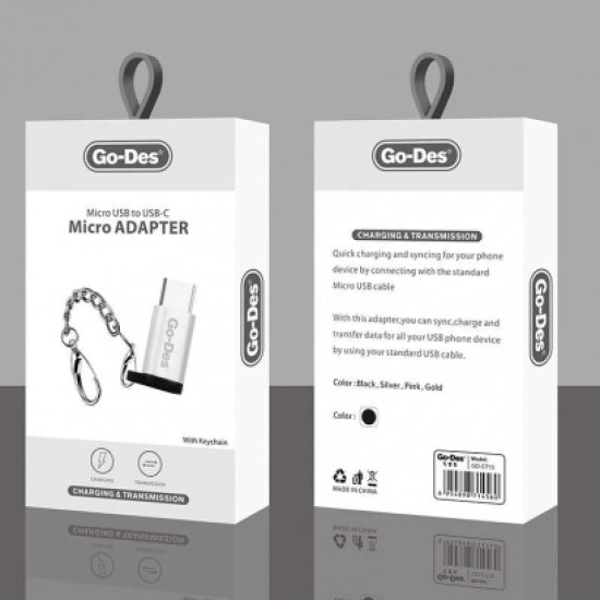 Go-Des Micro USB to USB-C Adapter (GD-CT10)