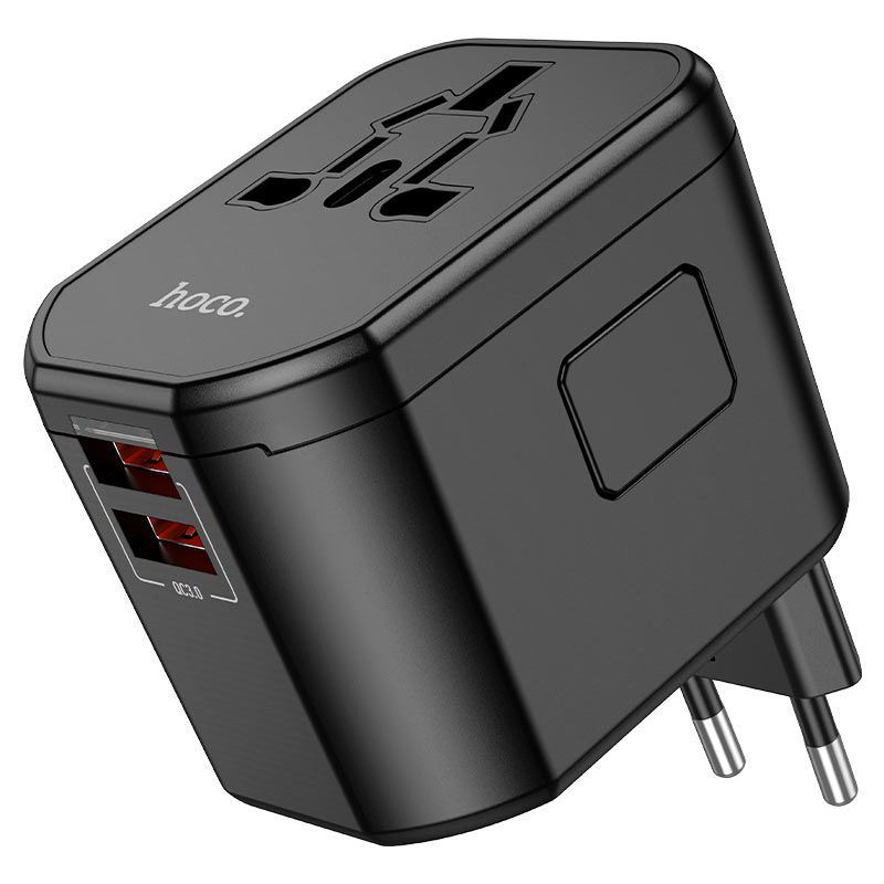hoco Universal Conversion Charger PD20W+QC3.0 AC15 Black