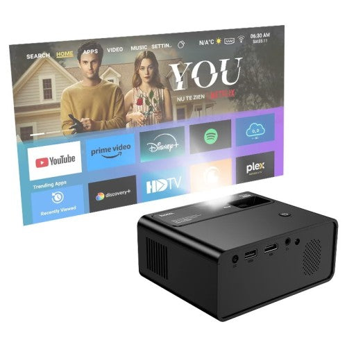 hoco Same Screen HD Mini LCD Wireless Projector 720P - DT6
