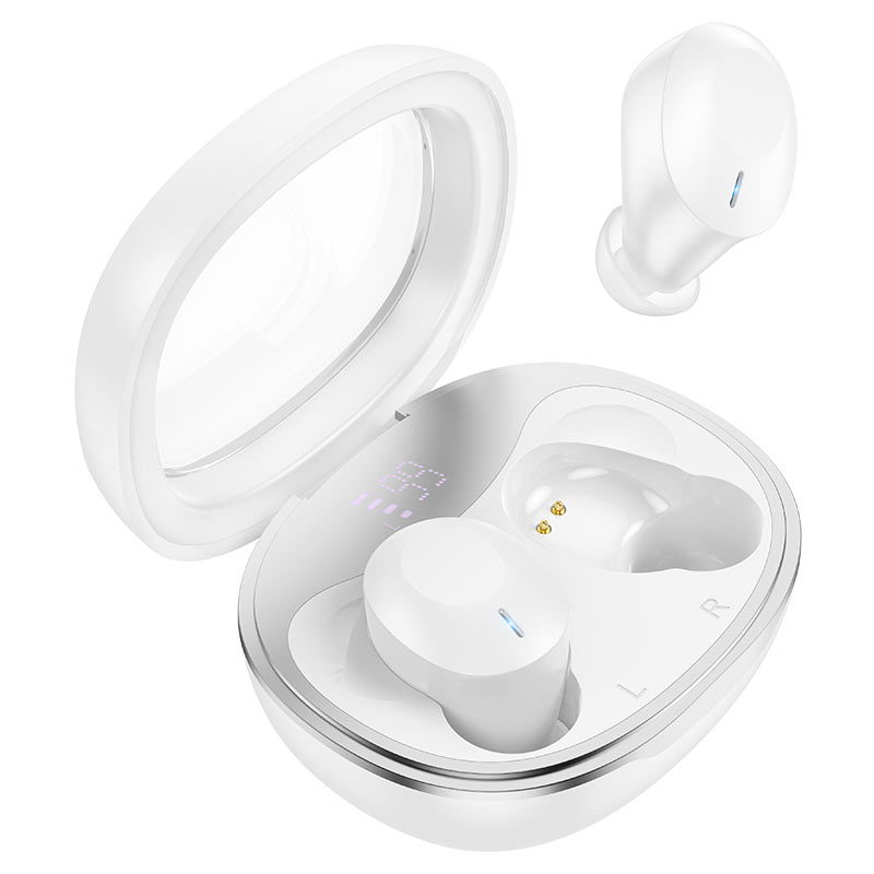 hoco Crystal TWS Headset - EQ3 White
