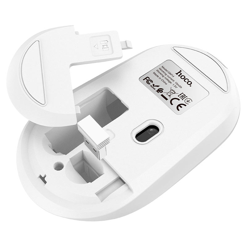hoco Wireless Mouse - GM14 White