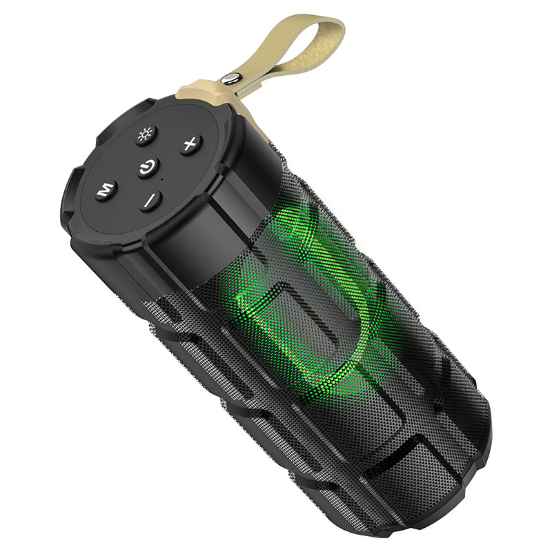 hoco True Wireless LED Flashing Speaker High Qualty Sound - HC7 Green