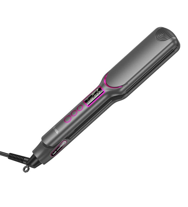 hoco Hair Staraightener Wide Board Temperature Display - HP42 Gray