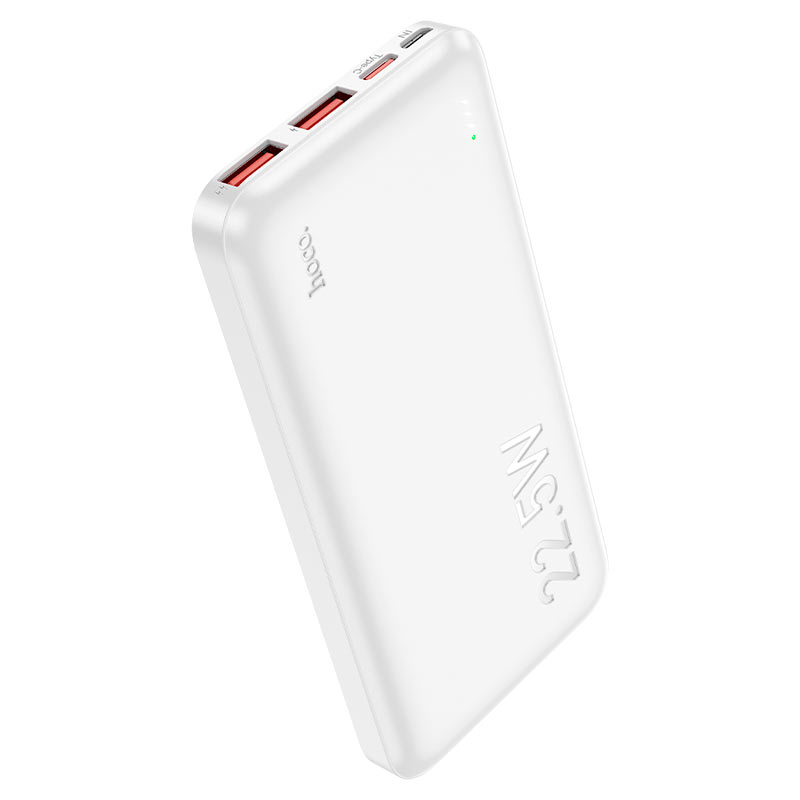 Hoco Ultra-Thin Power Bank 10.000 Mah J100 - White