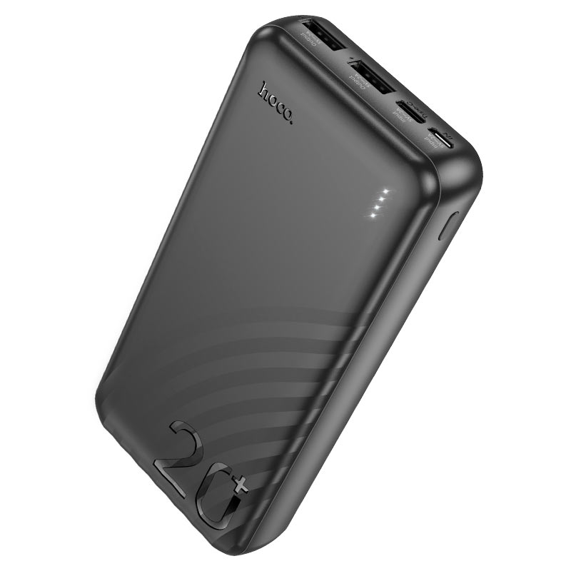 hoco Power Bank Intelligent Blance 20000mAh J123A - Black