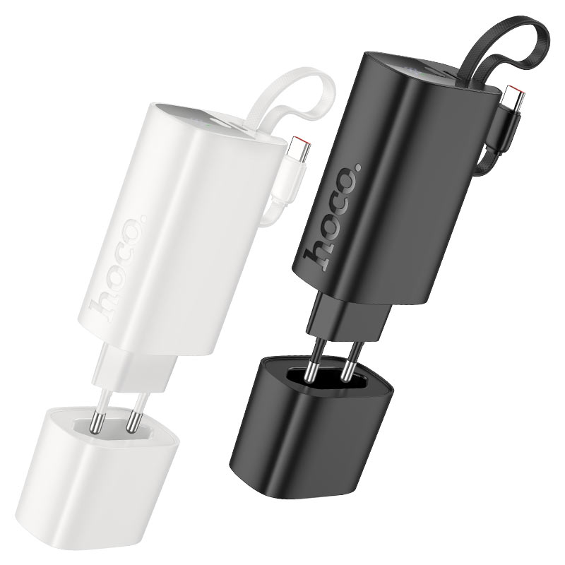 hoco Charger And Power Bank With Cable Type-c 20W 5000mAh J148