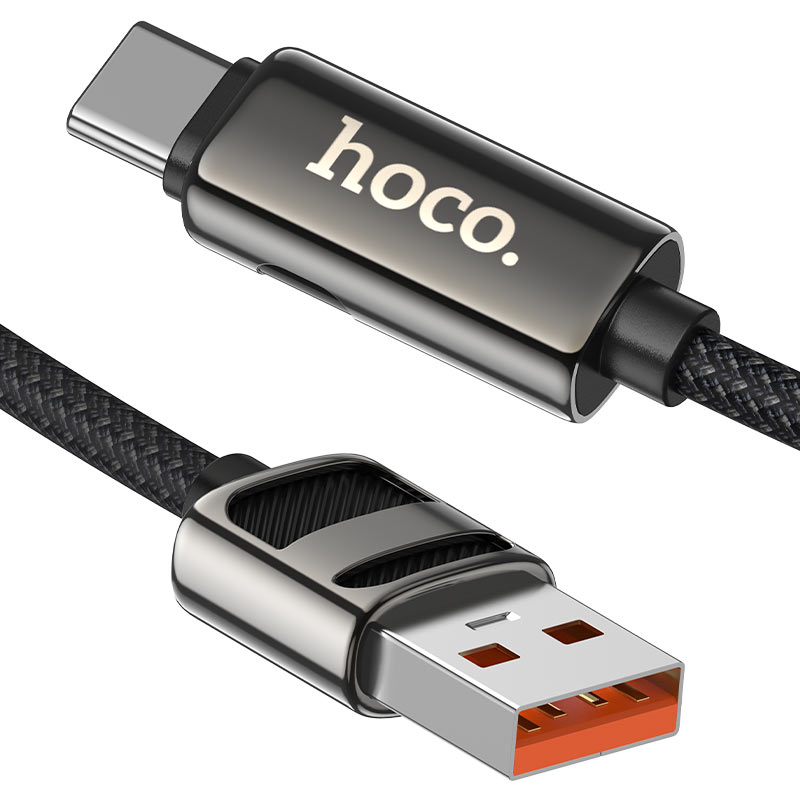 hoco USB-C To Type C Fast Charging Data cable Black X89