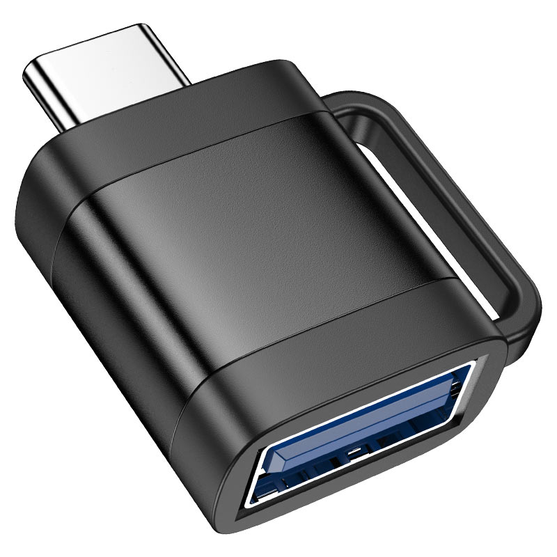 hoco Mini Size USB3.0 Portable Adapter USB-C Male to USB-A Female Data Transfer OTG UA31C