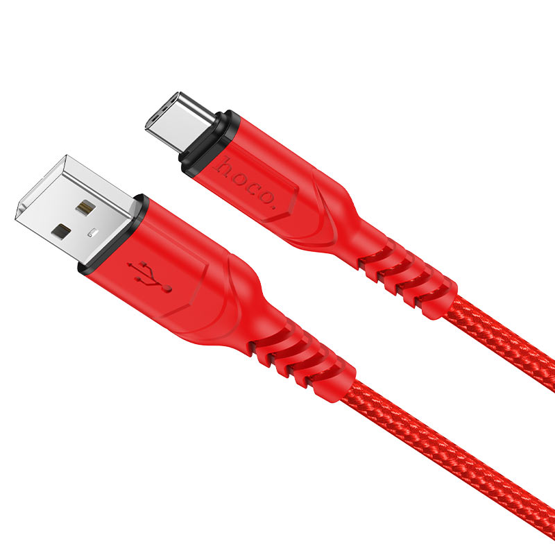 HOCO ANTI - BENDING CHARGING DATA CABLE USB-C TO USB-C 1M X59