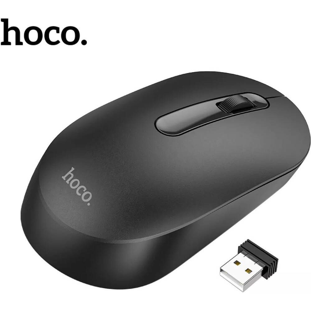 hoco Wireless Mouse - GM14 Black