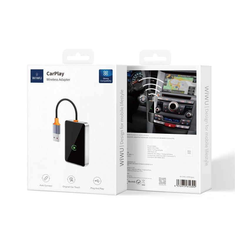 Wiwu Car Play Wireless Adapter 2 in 1 - WI-CP003
