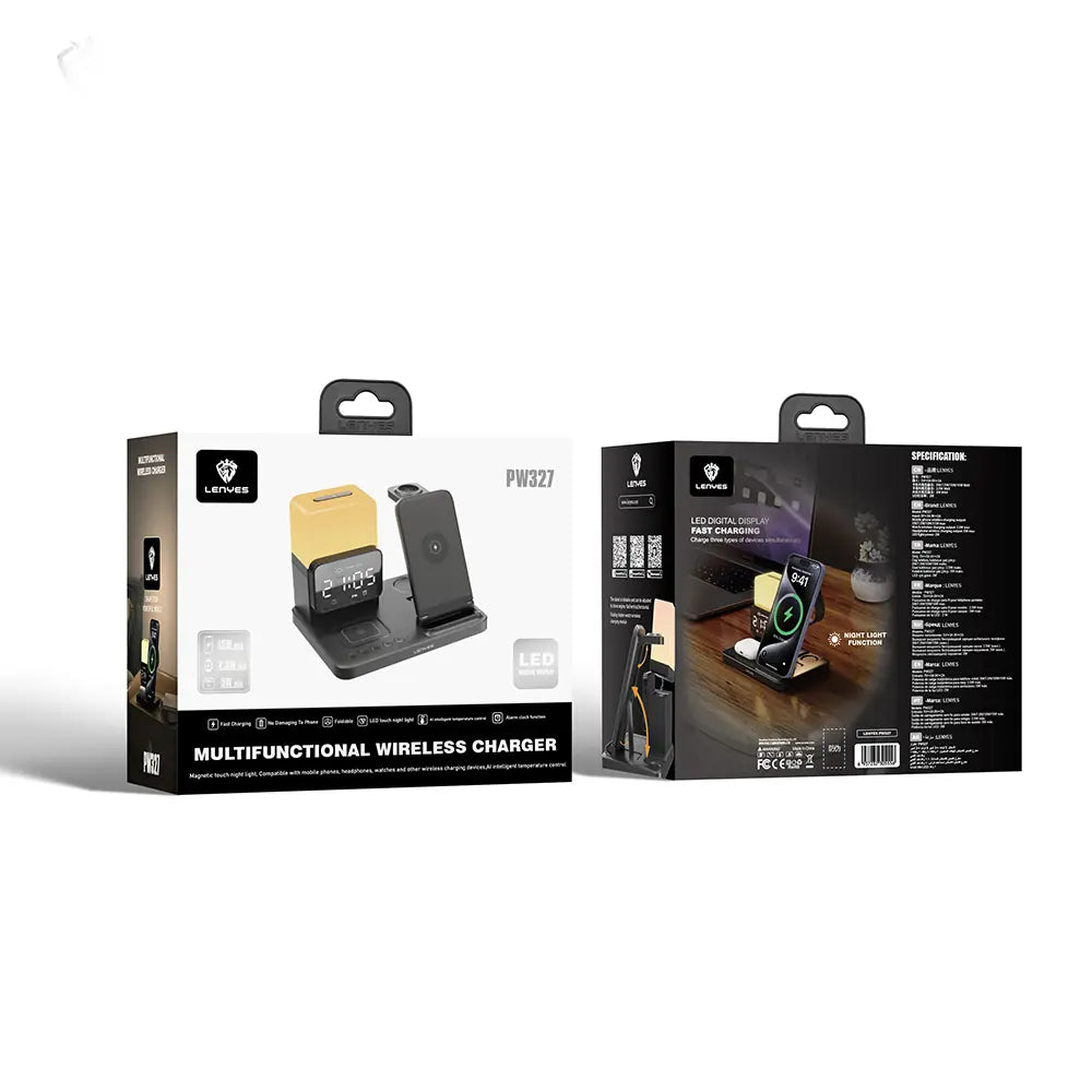 Lenyes Multifunctional Wireless Charging With Watch PW327
