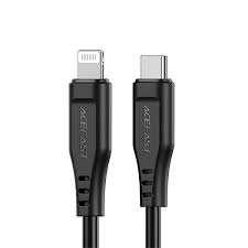 Acefast Soft And Durable Superb Durability USB-C TO Lightning Cable 30W 1.2m - C3-01 Black