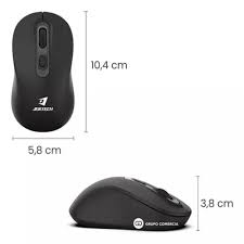 Jertech Wireless Mouse - SM-01 Black