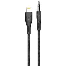 Green Lion High Quality Sound Cable Aux TO Lightning 1.2M Black