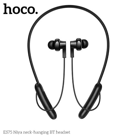 hoco Neck-Mounted Wireless Earphone Stong Bass ES75 Black