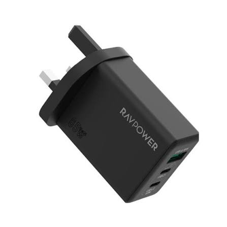 Ravpower PD Pioneer 65W Wall Charger RP-PC1100 Black