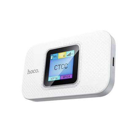hoco With Display Mobile Portable Wifi DQ12 White