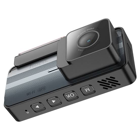 Hoco Dv12 Dual-channel 3.69 Inches Display Ips Driving Recorder Silvery gray