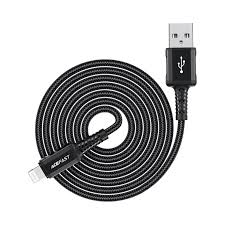 Acefast Safe And Durable Wear-Resistant Nylon Braid USB-C TO Lightning Cable 1.8m C4-02 Black