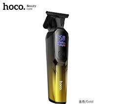 hoco Hair Clipper Electric With Digital Display - HP27 Gold