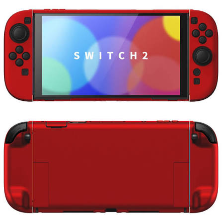 Split Desingn Protective Case For Nintendo Switch 2 Red