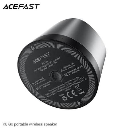 Acefast Magnetic Wireless Speaker Wireless Charging 15W K8 Go Black