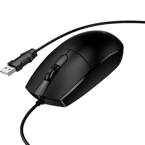 Hoco Comfortable Grip Wired Mouse GM50 Black