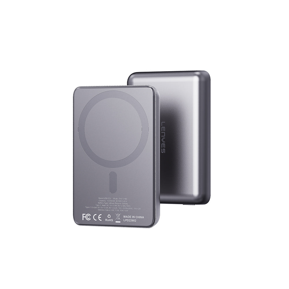Lenyes 10000mAh Magnetic Wireless Power Bank 20W pw1015D
