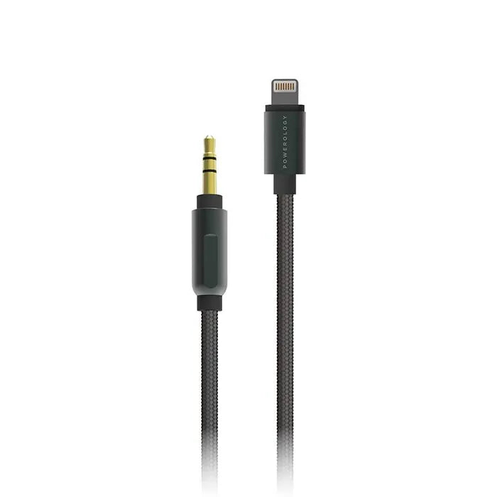 Phone Planet Braided Lightning-Aux Audio Cable Music Transfer Is More Convenient -PP-AUXL-120-BK
