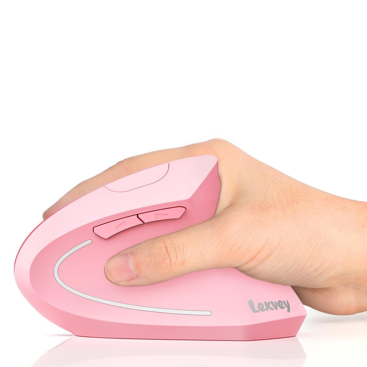 Fude Bluetooth & 2.4G Multi-Mode Ventical Hold Wireless Mouse - M901T Pink