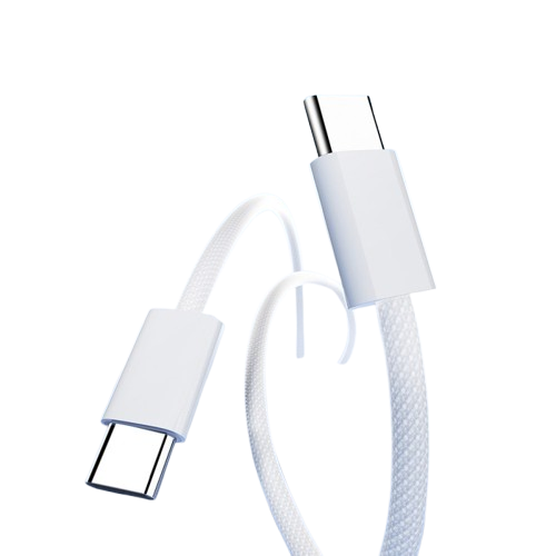 Joyroom USB-C Braided Fast Charging Data Cable Type-c to Type-c 60W 1m - White