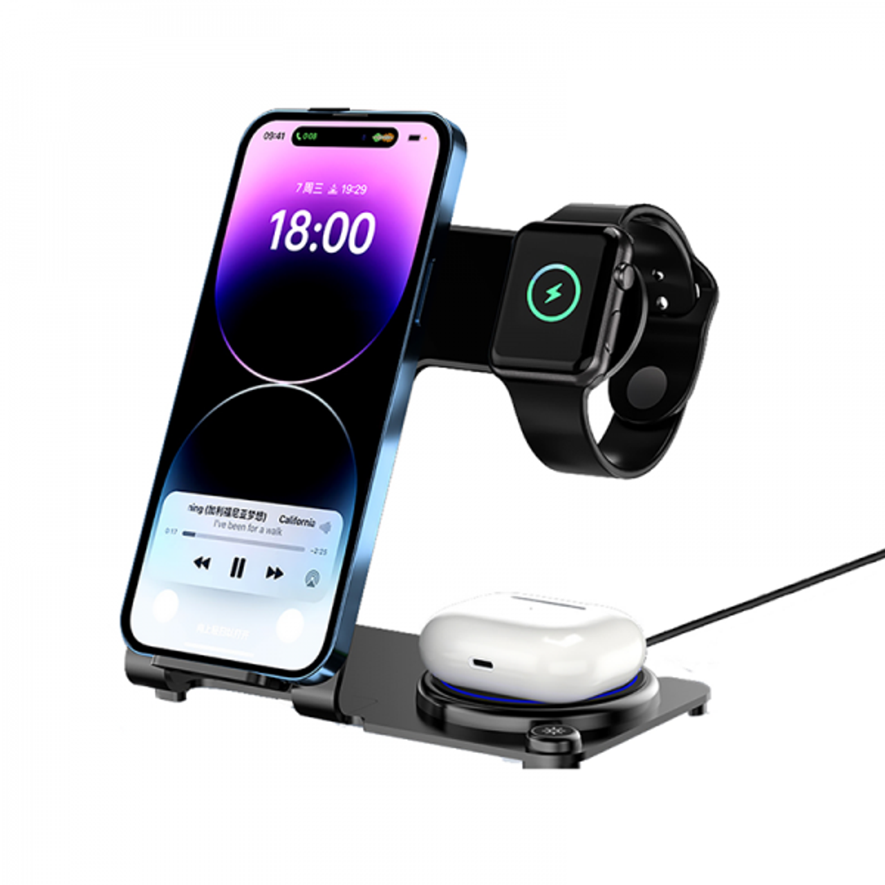 Wiwu Power Bank 3 IN 1 Wireless Charging 15W - WI-W005