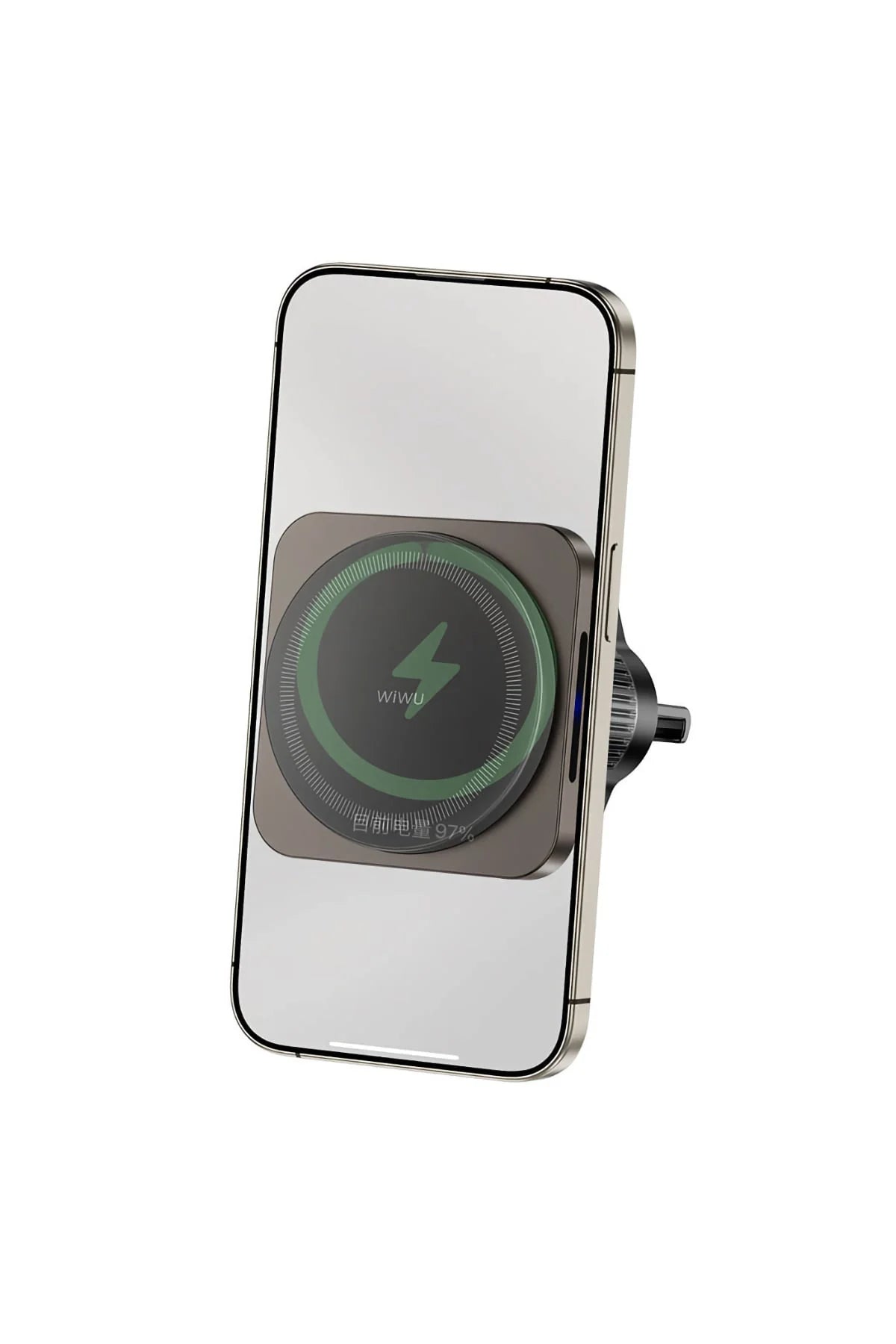 Wiwu Magneto Wireless Charger Car Mount CH-318 - Black