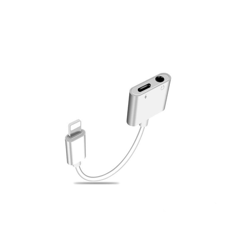 Go Des GD-OR881 Lightning to 3.5mm Aux Headphone and Charger Converter Adapter Audio Adapter