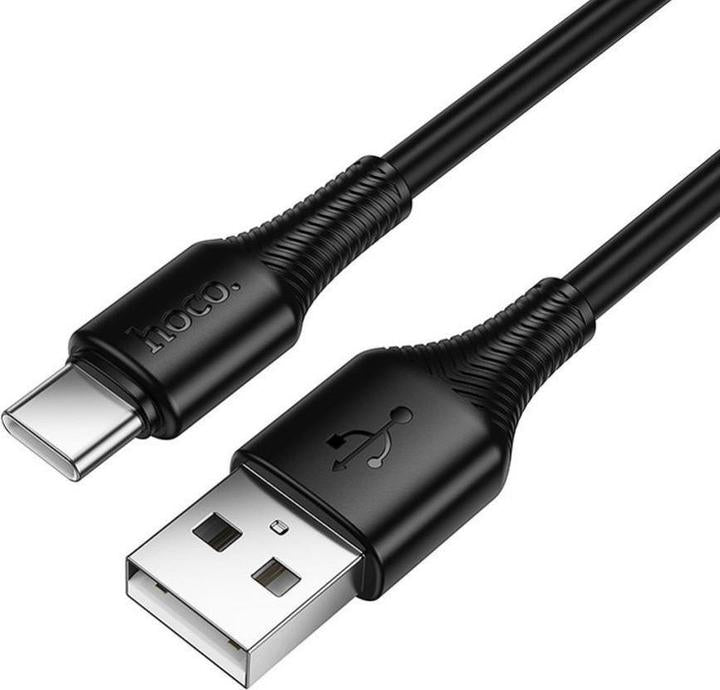 hoco Reinforced USB-A TO USB-C Fast Charging Data Cable 1m X120 Black