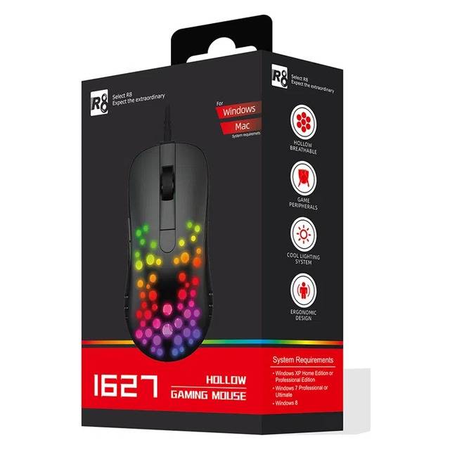 R8 H0ll0w Gaming Mouse - 1627
